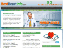 Tablet Screenshot of bestheartinfo.com